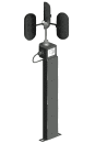 Suporte vertical para anemmetro SP-05